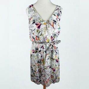 💜 5/$20 A new day Multicolor Floral Midi Dress Size S